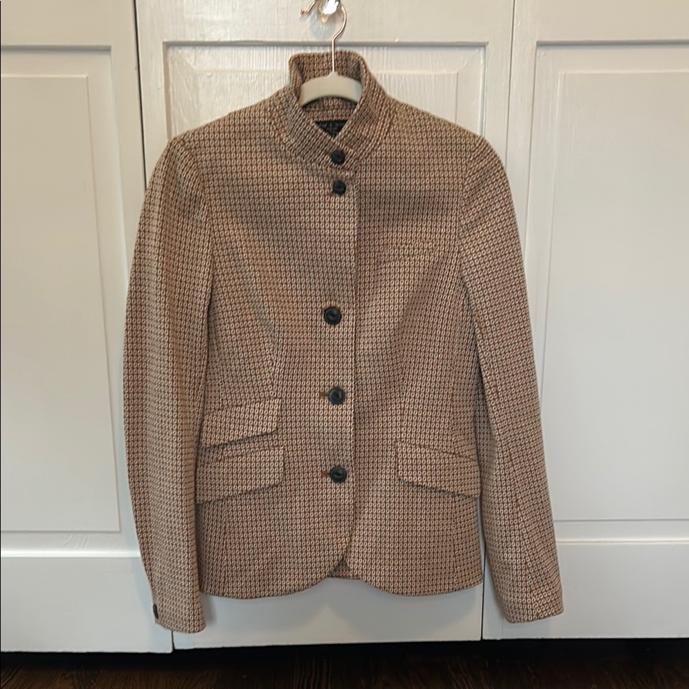Rag & Bone Tan and Black Blazer Tailored Fit